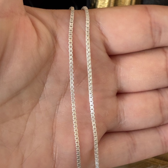 FIRM❗️NEW❗️NICKY BUTLER Sterling Silver 925 Box Chain Necklace 18 inches - Picture 6 of 7